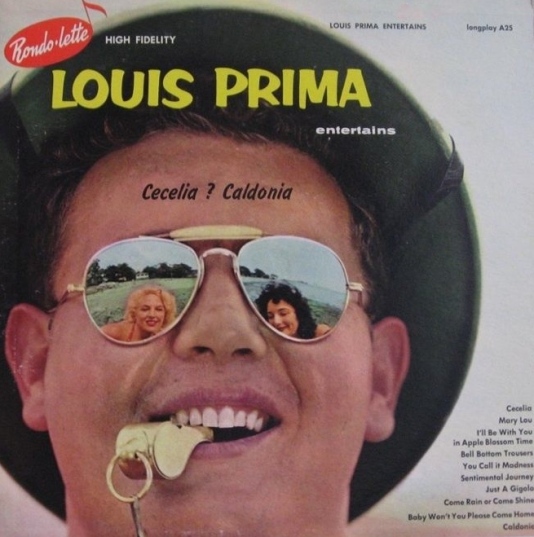 Louis Prima LP: Call Of The Wildest (1959) re Vinyl LP mono - Bear Family  Records